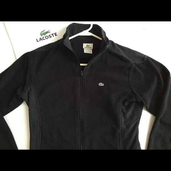 lacoste fleece jacket